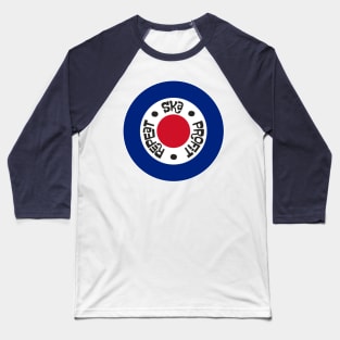Ska Profit Repeat RAF Mod Circle Baseball T-Shirt